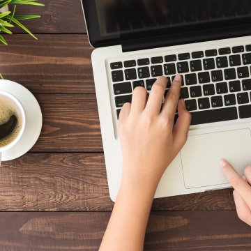 typing mac computer coffee cup mac utilities